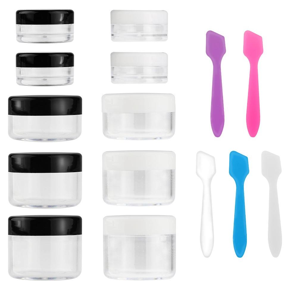 Accmor 10 Contenedores de Viaje para Maquillaje 3-20g