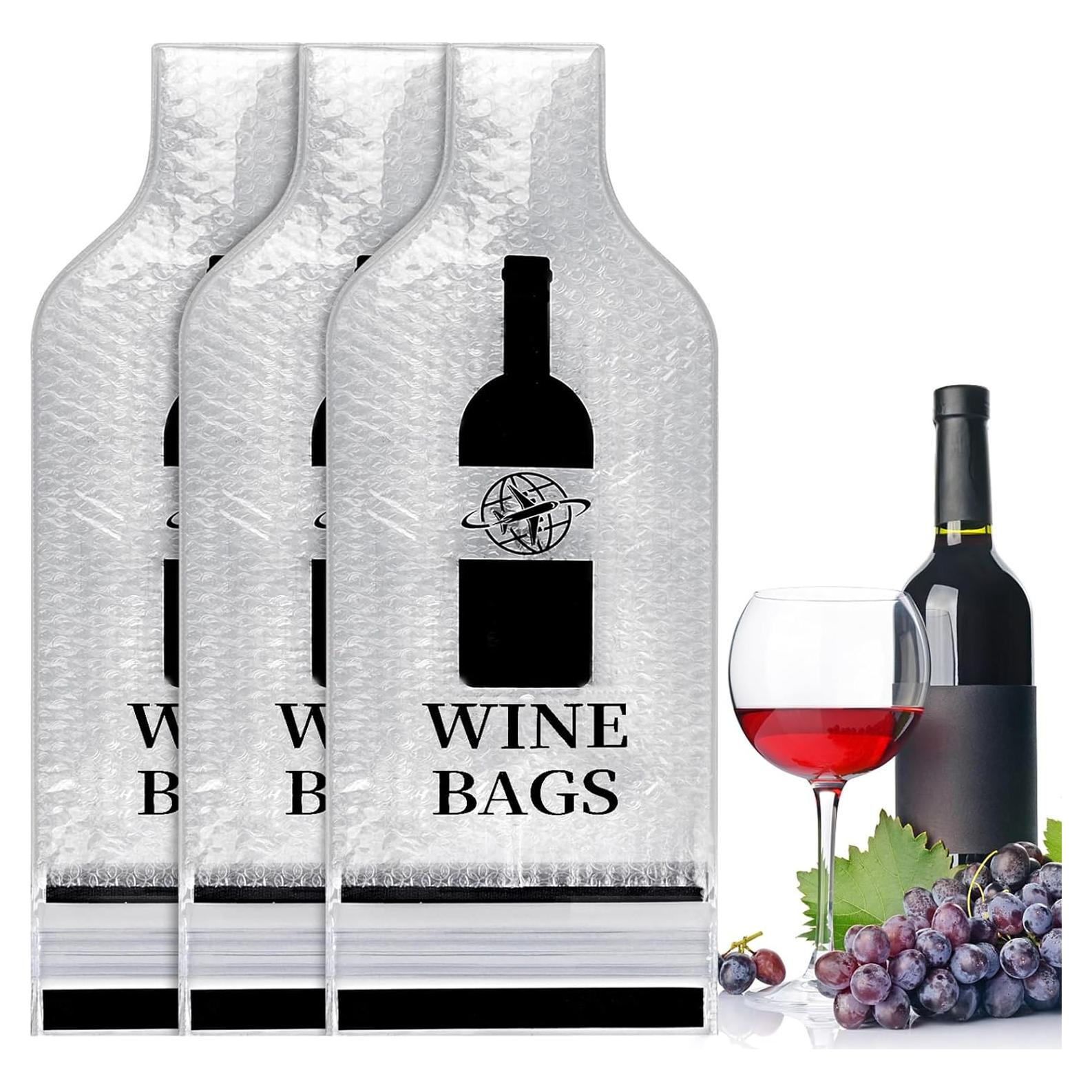 Bolsas de Vino Reutilizables COIDEA - Set de 3 a Prueba de Fugas