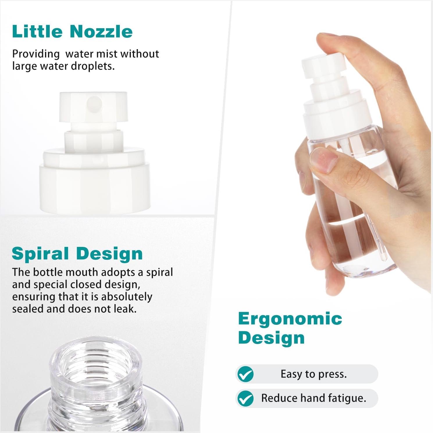 3 Botellas de Spray Pequeñas GIVITASOT 30ml Reutilizables