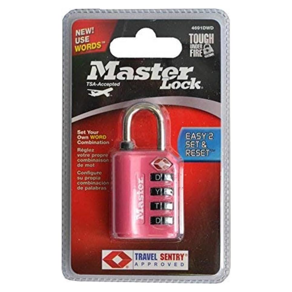 Candado de Combinación Master Lock 4691DWD TSA 1 Paquete
