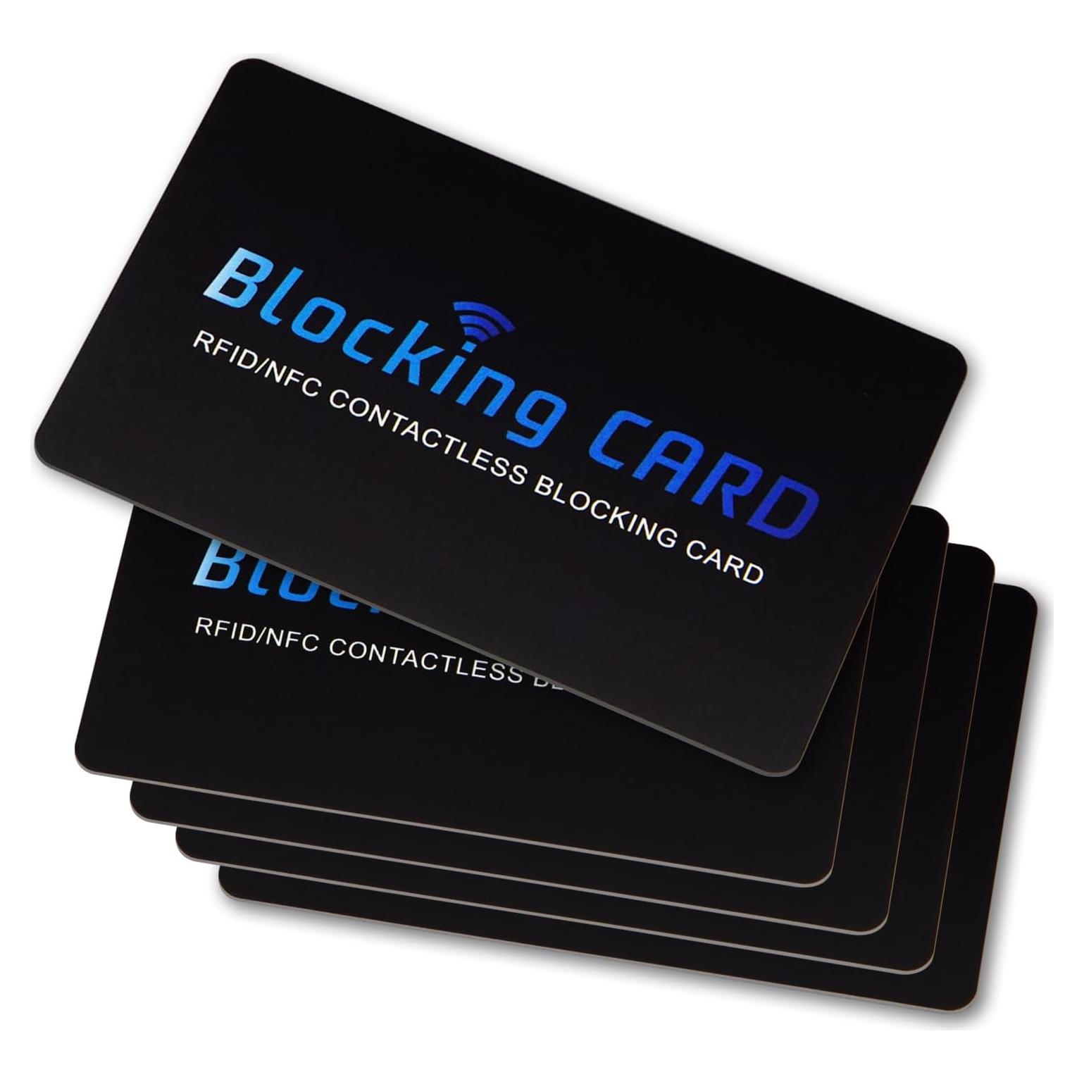 Tarjeta de Bloqueo RFID HIKLOKT - Protección Pasaporte y Billetera - Paquete de 5