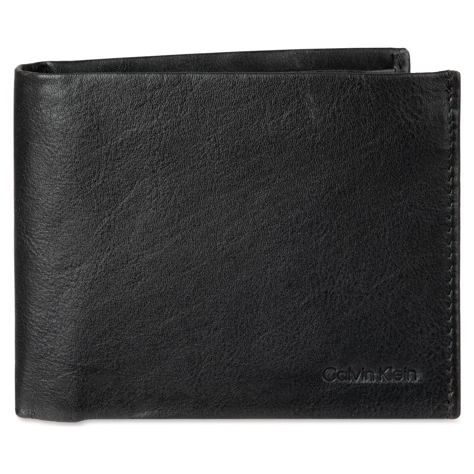 Cartera Bifold Minimalista de Cuero RFID Calvin Klein Hombre
