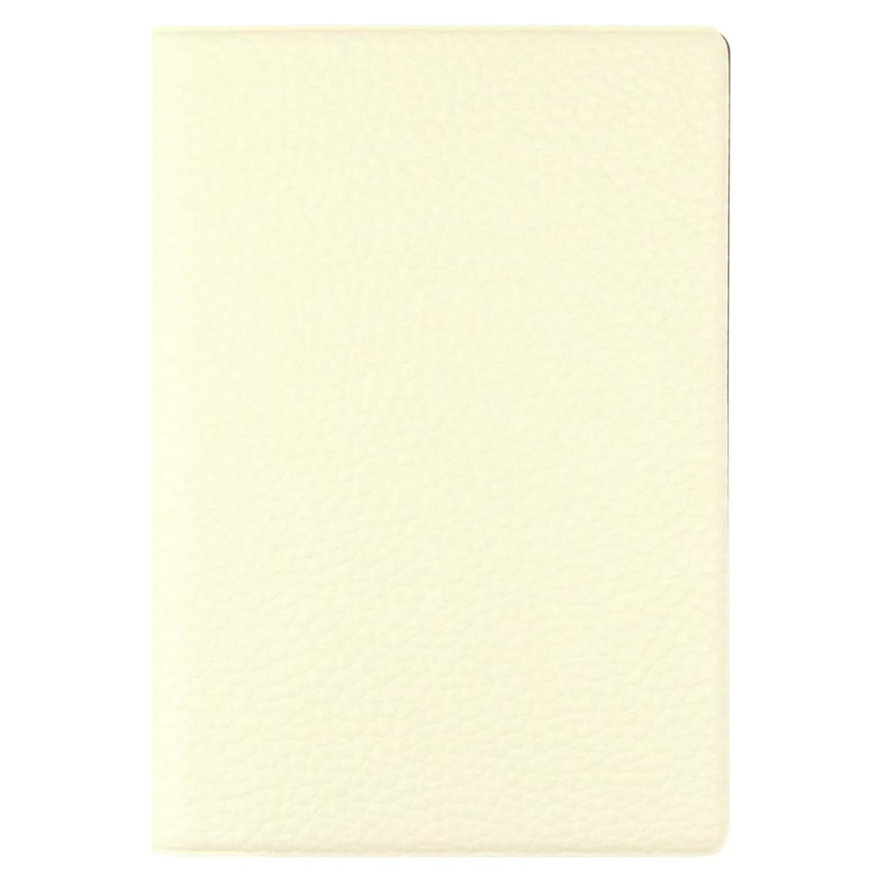 Funda de Pasaporte Fenice Clásica RFID Cuero Vegano Blanco