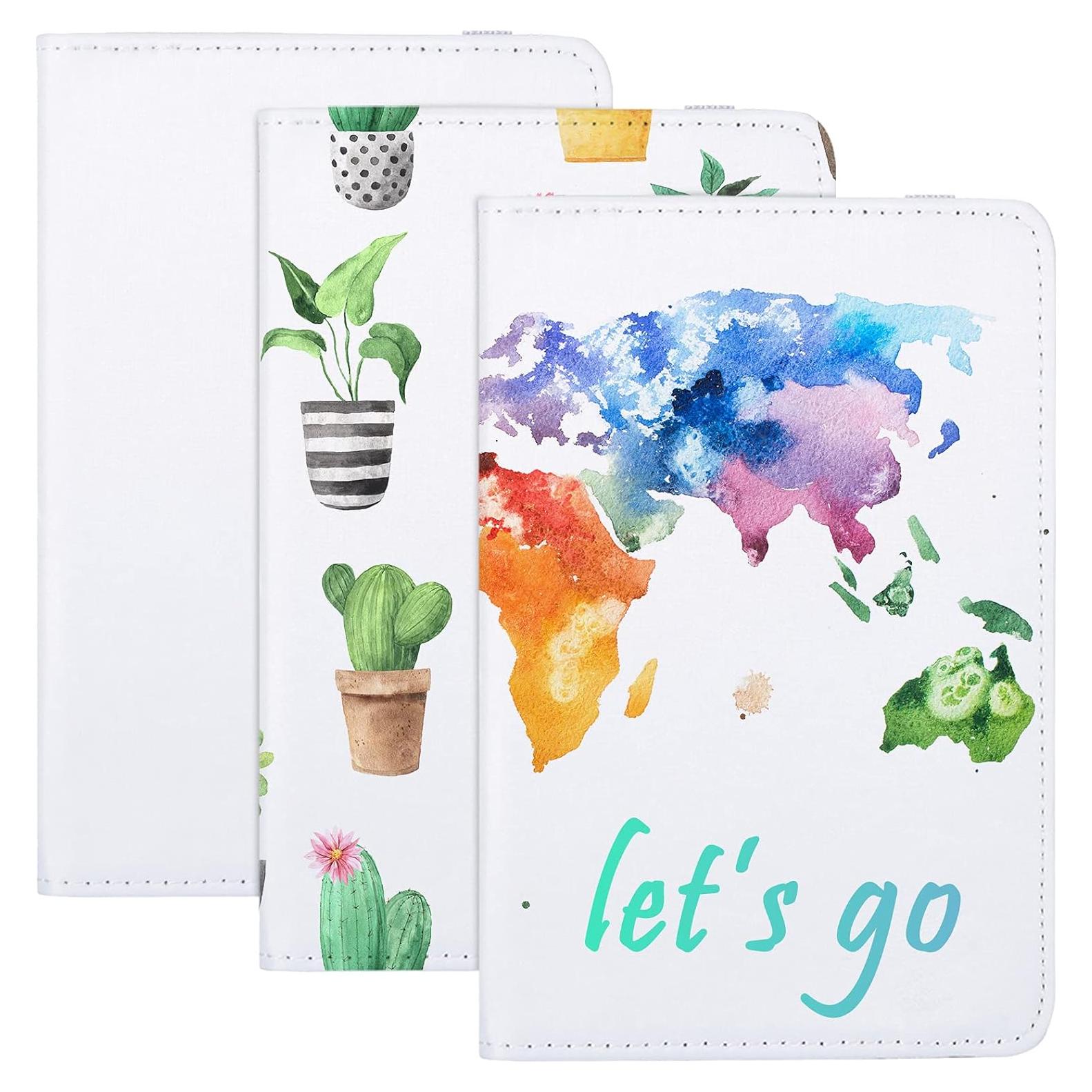 Funda de Pasaporte DIY Outus 3 Pcs Sublimación Calor 14x19cm
