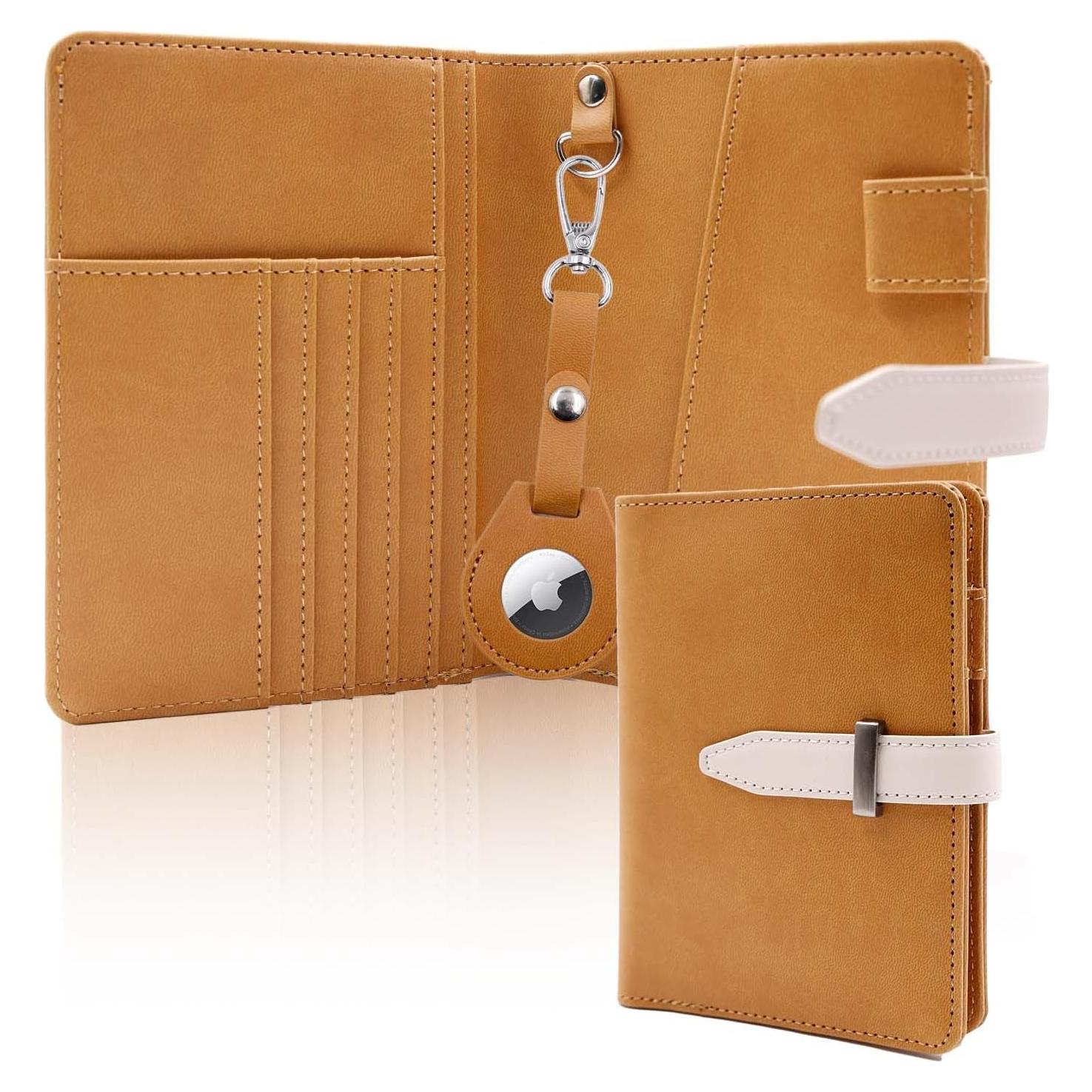 Cartera de Pasaporte Multifuncional Deziliao con Bloqueo RFID