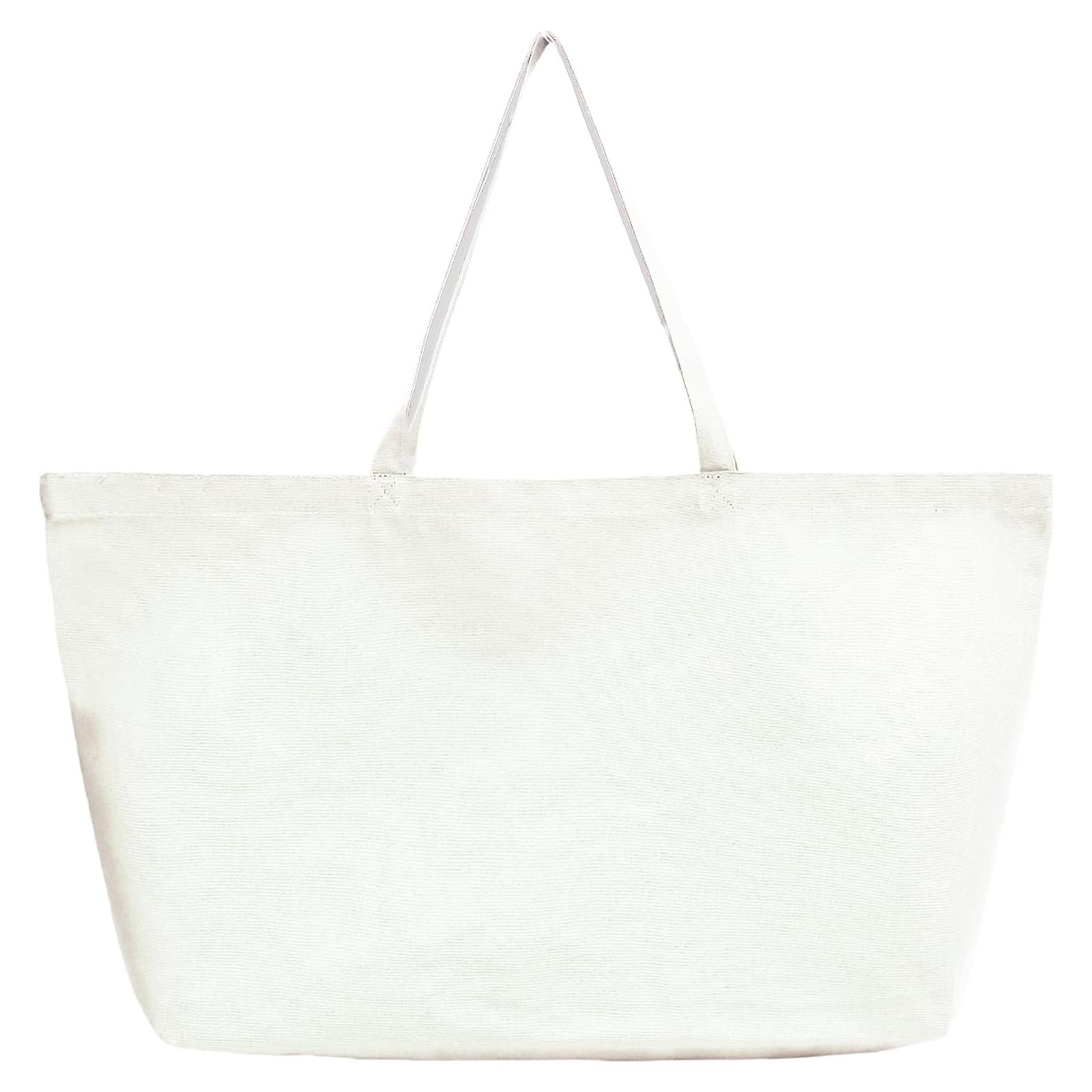 Bolsa de Lona Grande Ghsiuly 68.6x39.4x19.1 cm Reutilizable