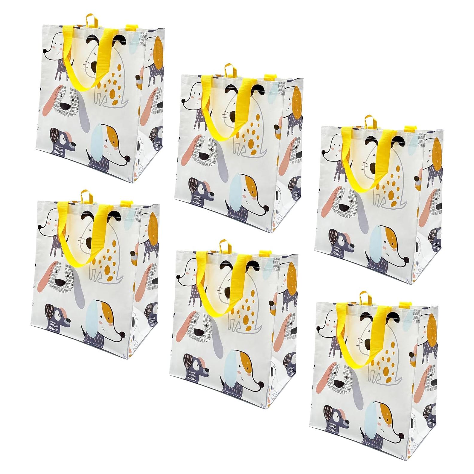 Bolsas Reutilizables Earthwise 6 Pzas Multiuso Resistentes al Agua