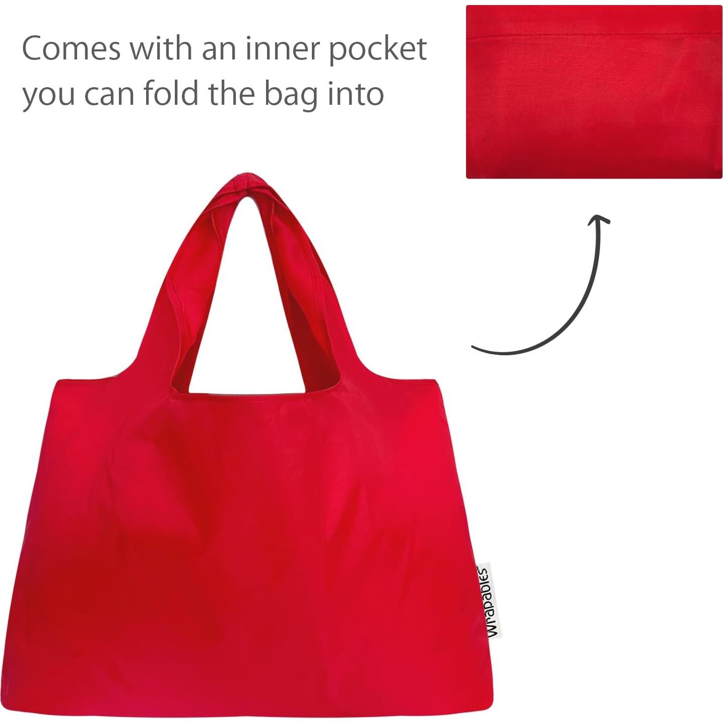 Set de 2 Bolsas Reutilizables Plegables allydrew - Grande y Pequeña