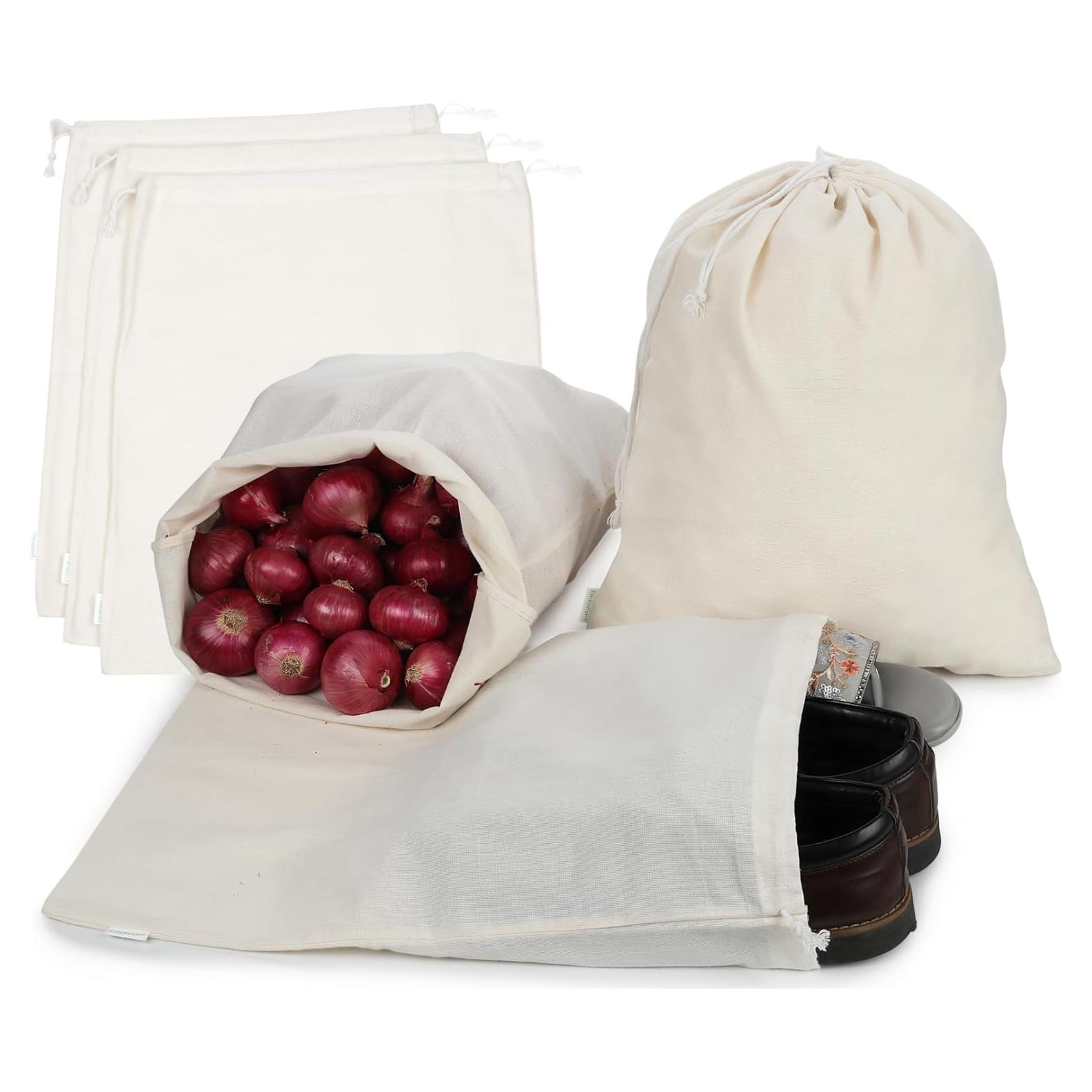 Bolsas de Almacenamiento Reutilizables Emsavior 35x46 cm (6 Pcs)