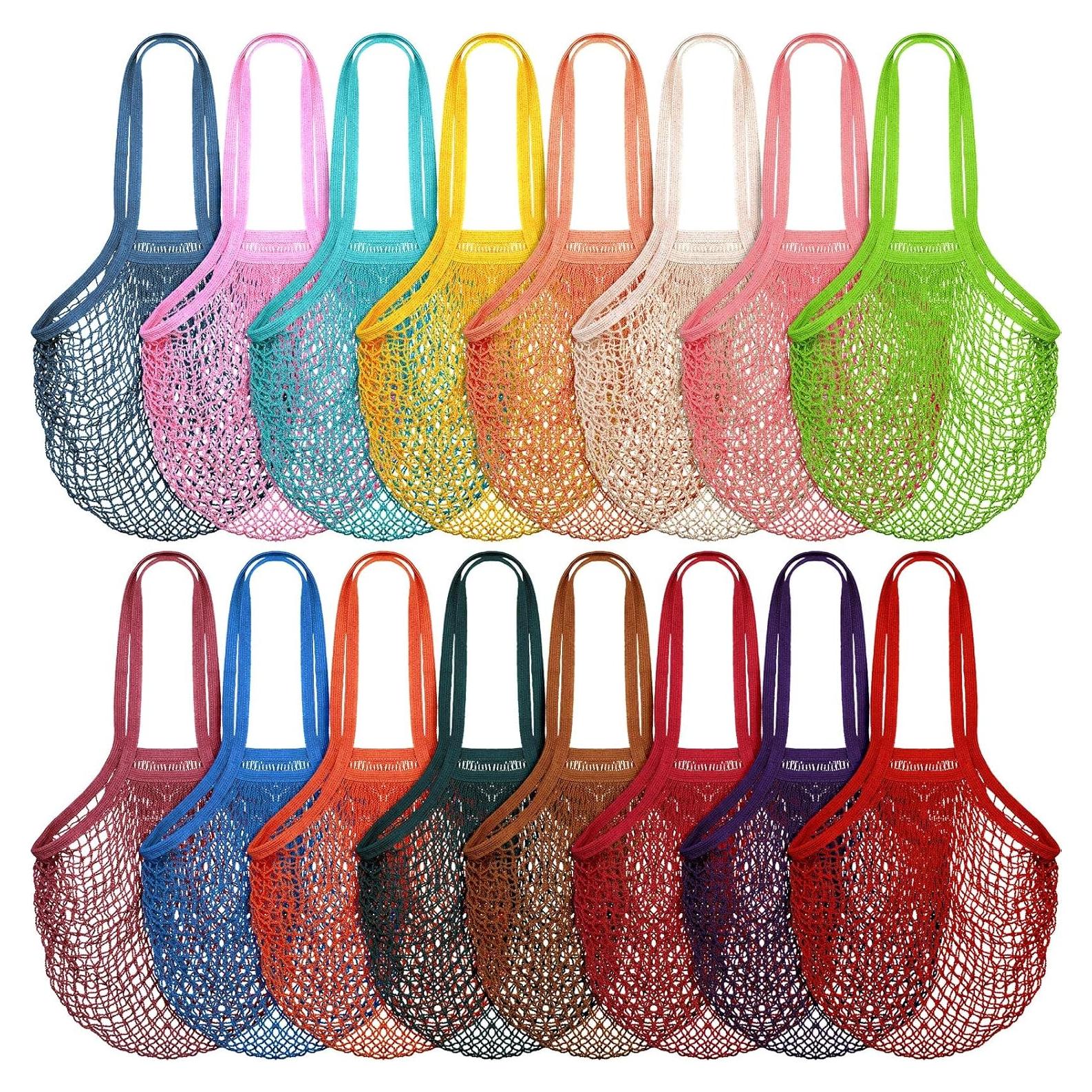 Bolsas de Compras Reutilizables Shappy 16 Pcs Algodón Malla