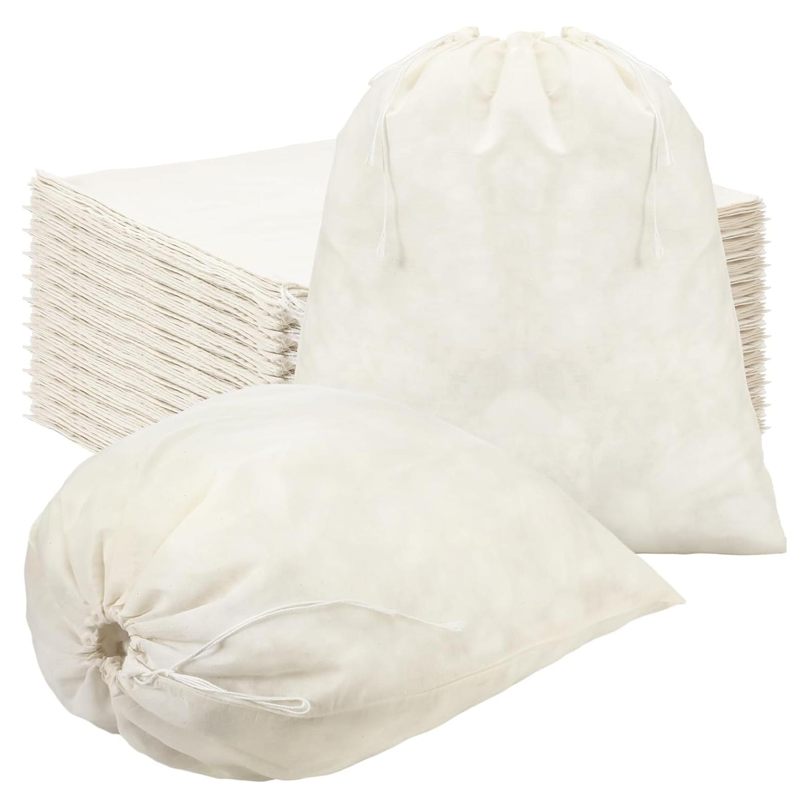 Bolsas de Algodón Reutilizables Tatuo 50 Pcs 45.7x50.8 cm