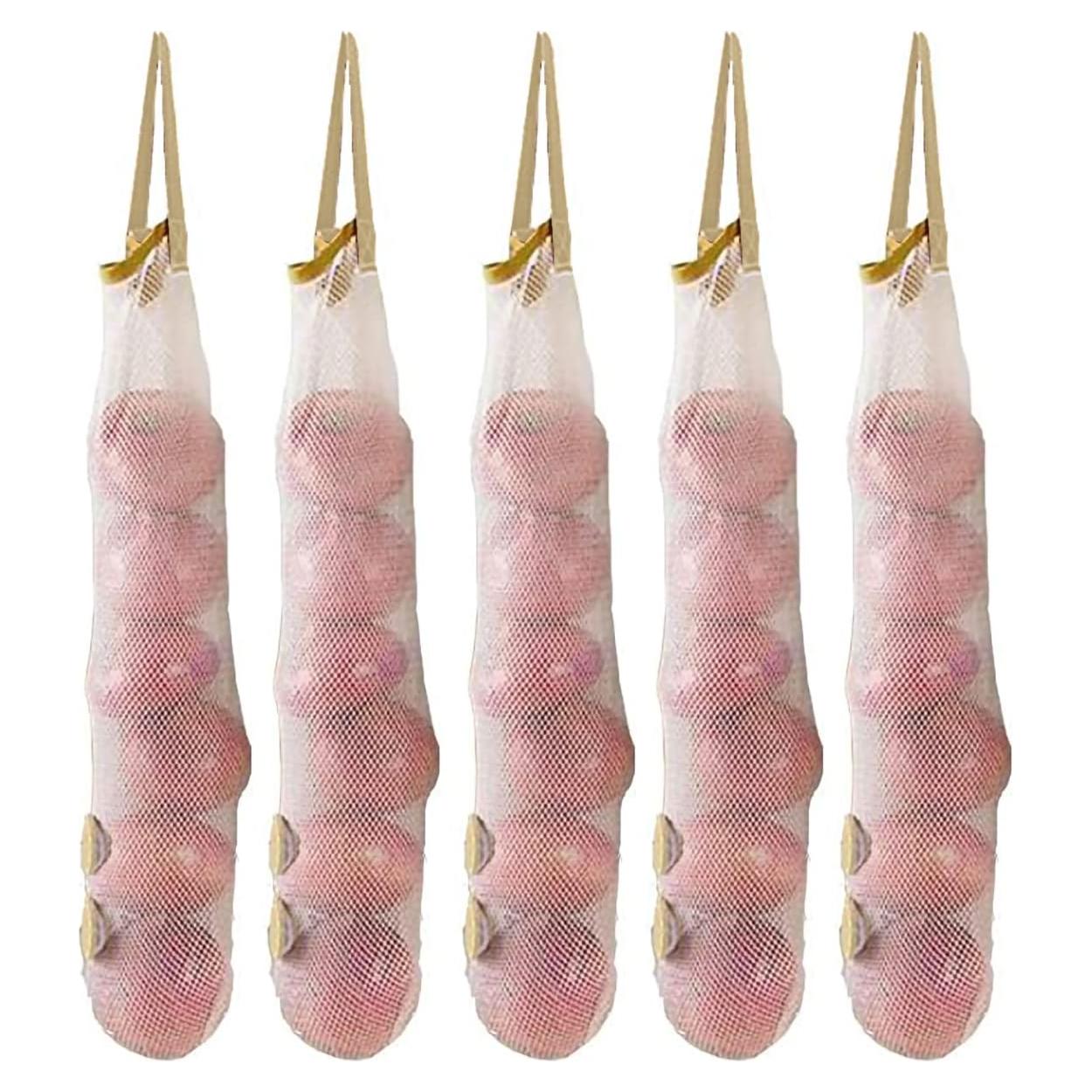 Bolsas de Almacenamiento Colgantes Ahyuan - 5 Piezas para Frutas y Verduras