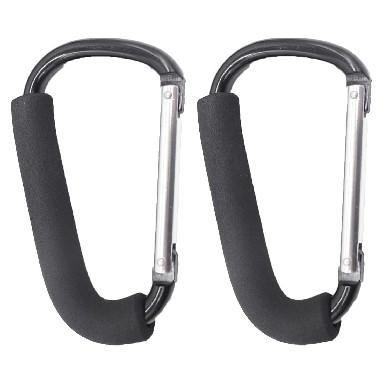 Ganchos para Cochecito PandaEar 2 Piezas 16 cm Alta Resistencia