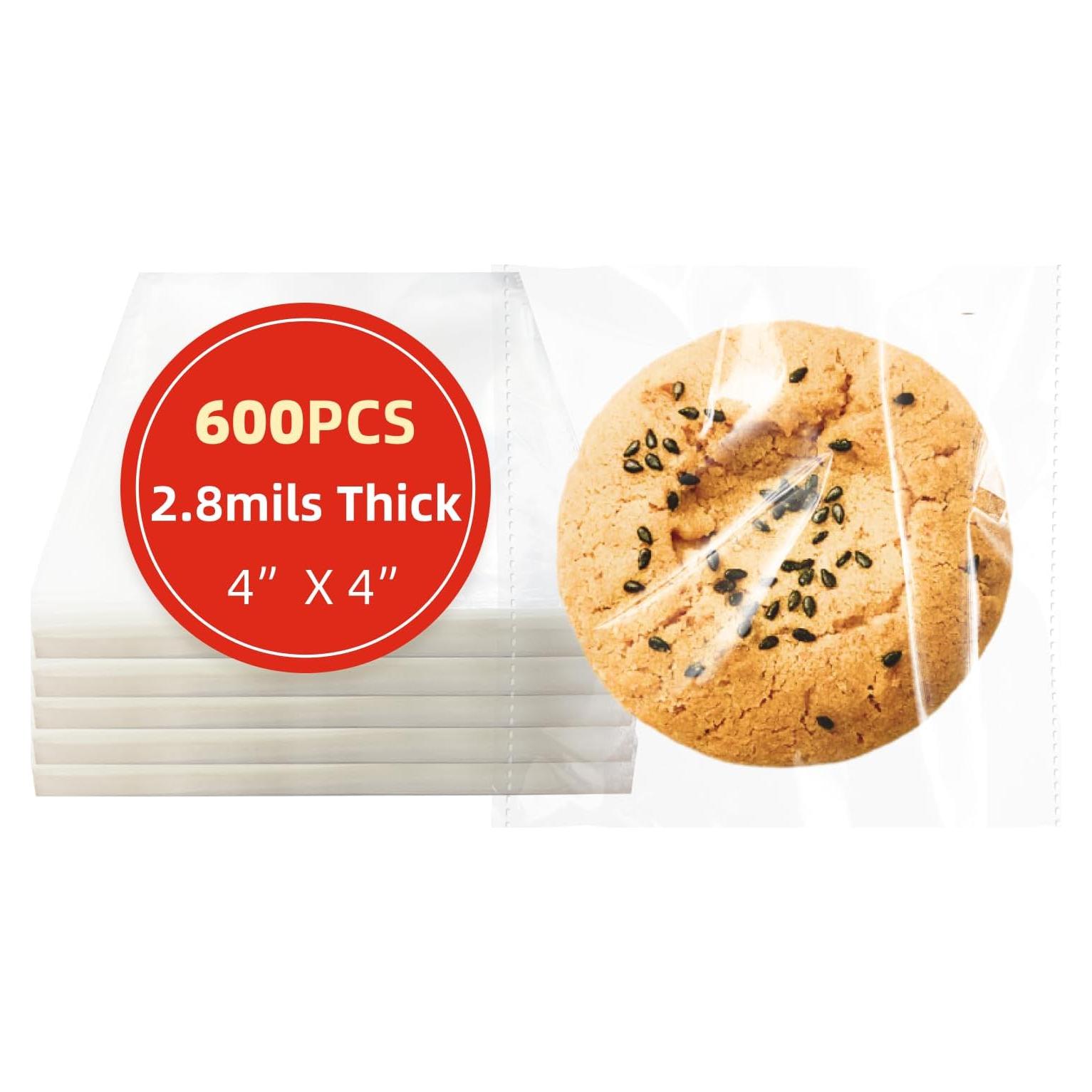 Bolsas de Celofán Autocierre DTmasao 10x10 cm 600 Piezas