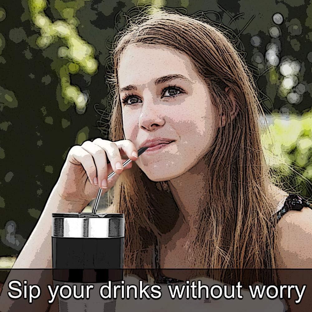 22 Puntas de Silicona Reutilizables Accmor para Pajitas de Metal 6mm