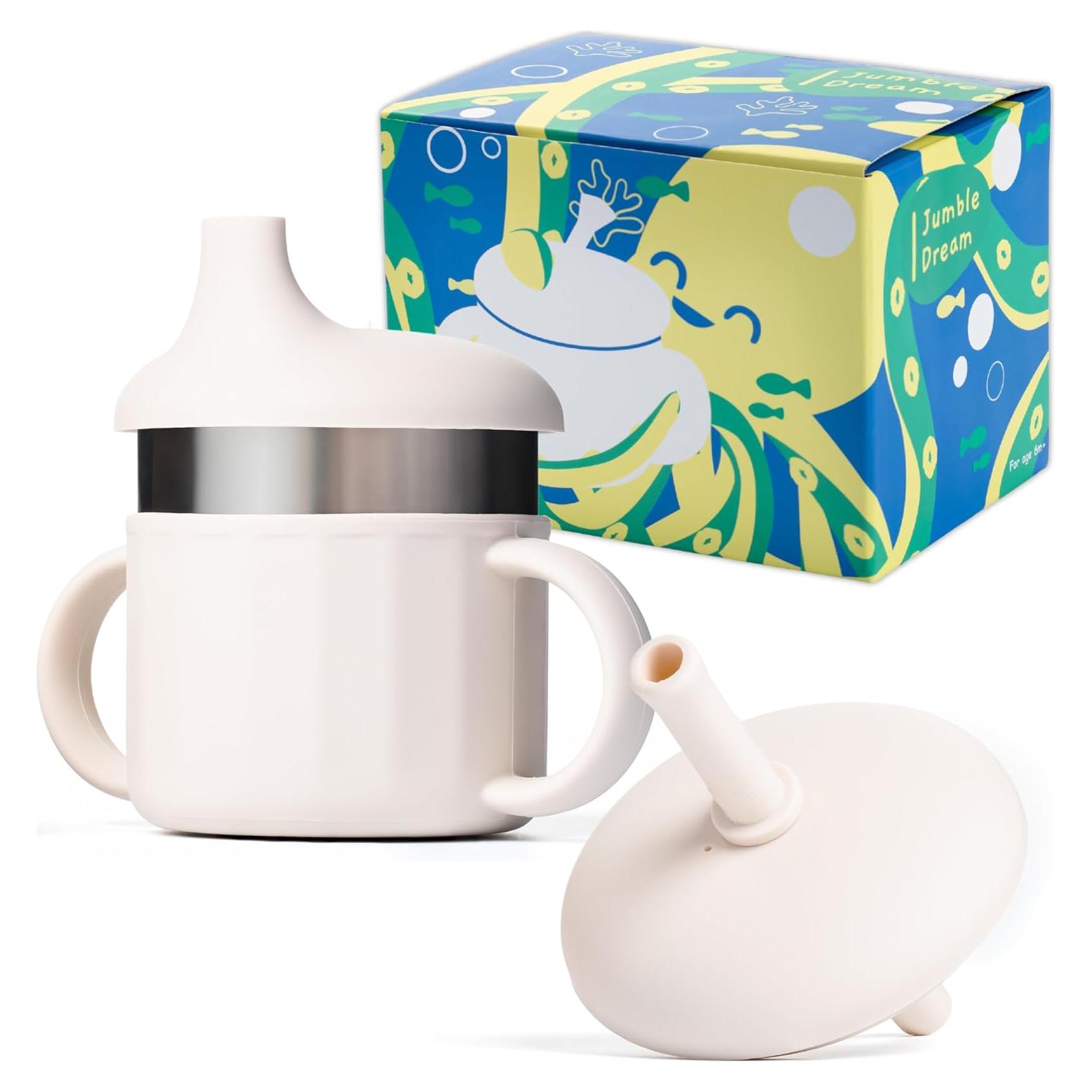 Vaso Antivuelco Jumble Dream 198ml Silicona Acero Inoxidable