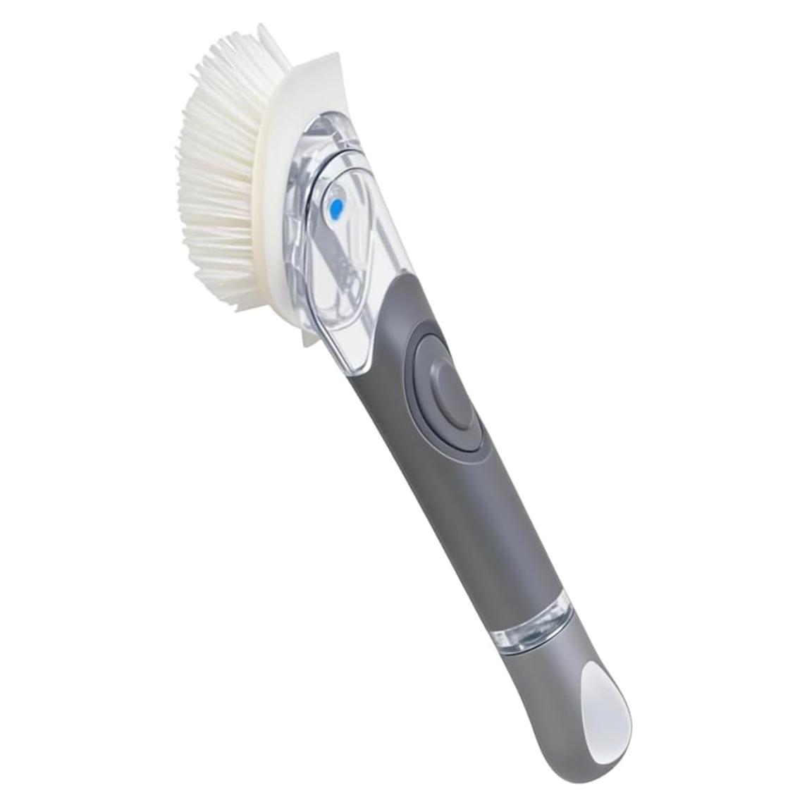 Cepillo de Platos CELOX con Dispensador de Jabón - Gris