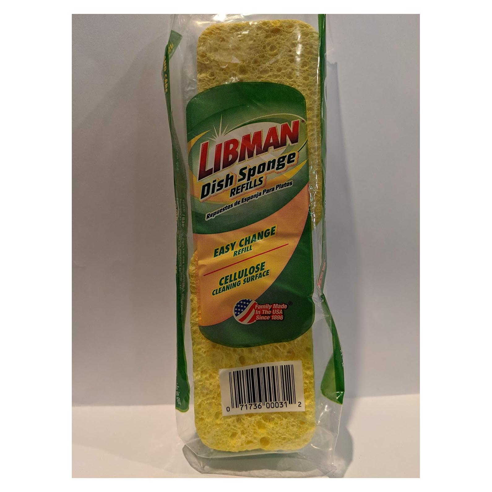 Recargas de Esponja para Platos Libman - 4 Unidades