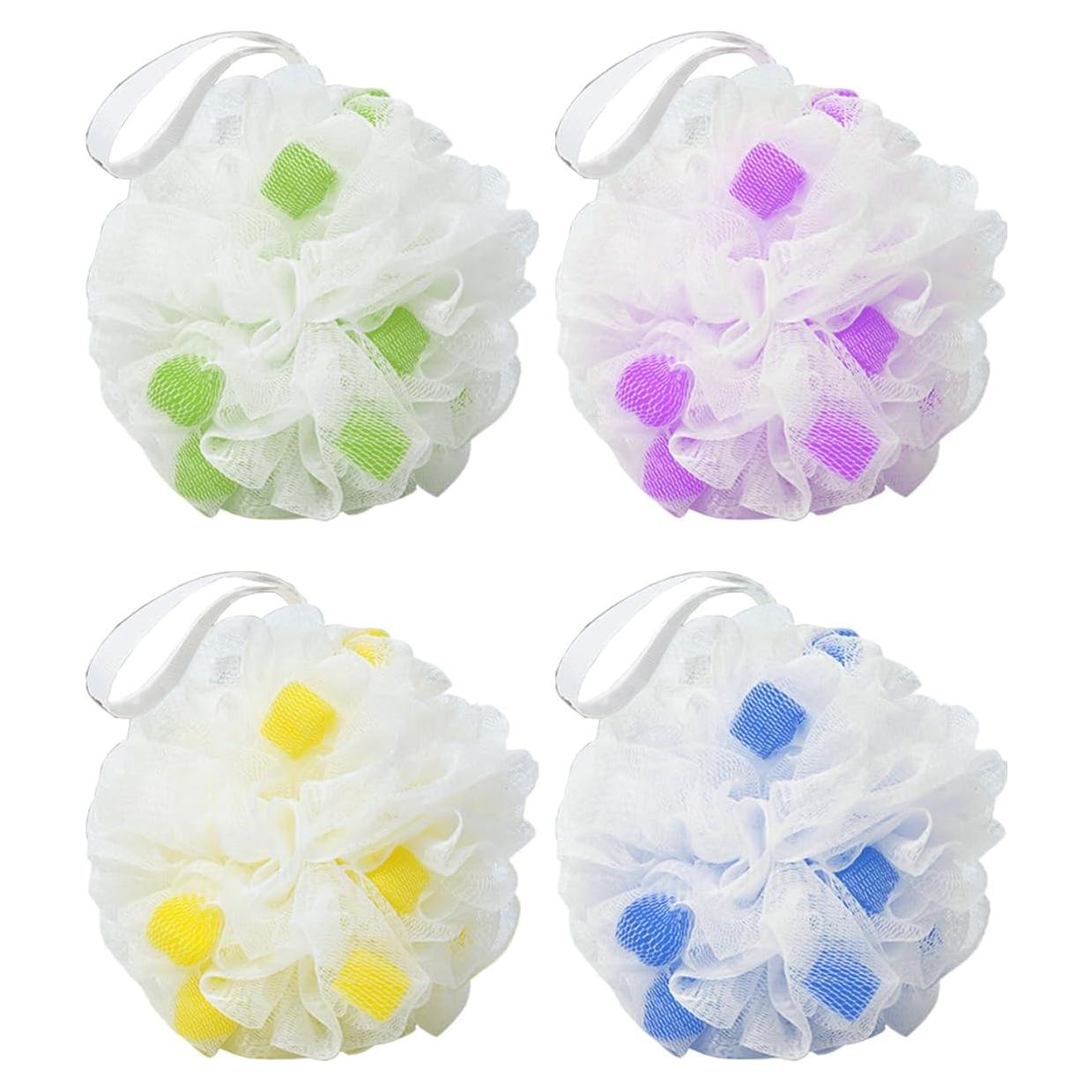 Esponja Exfoliante de Ducha MURRI&MURRDI - Paquete de 4 Colores