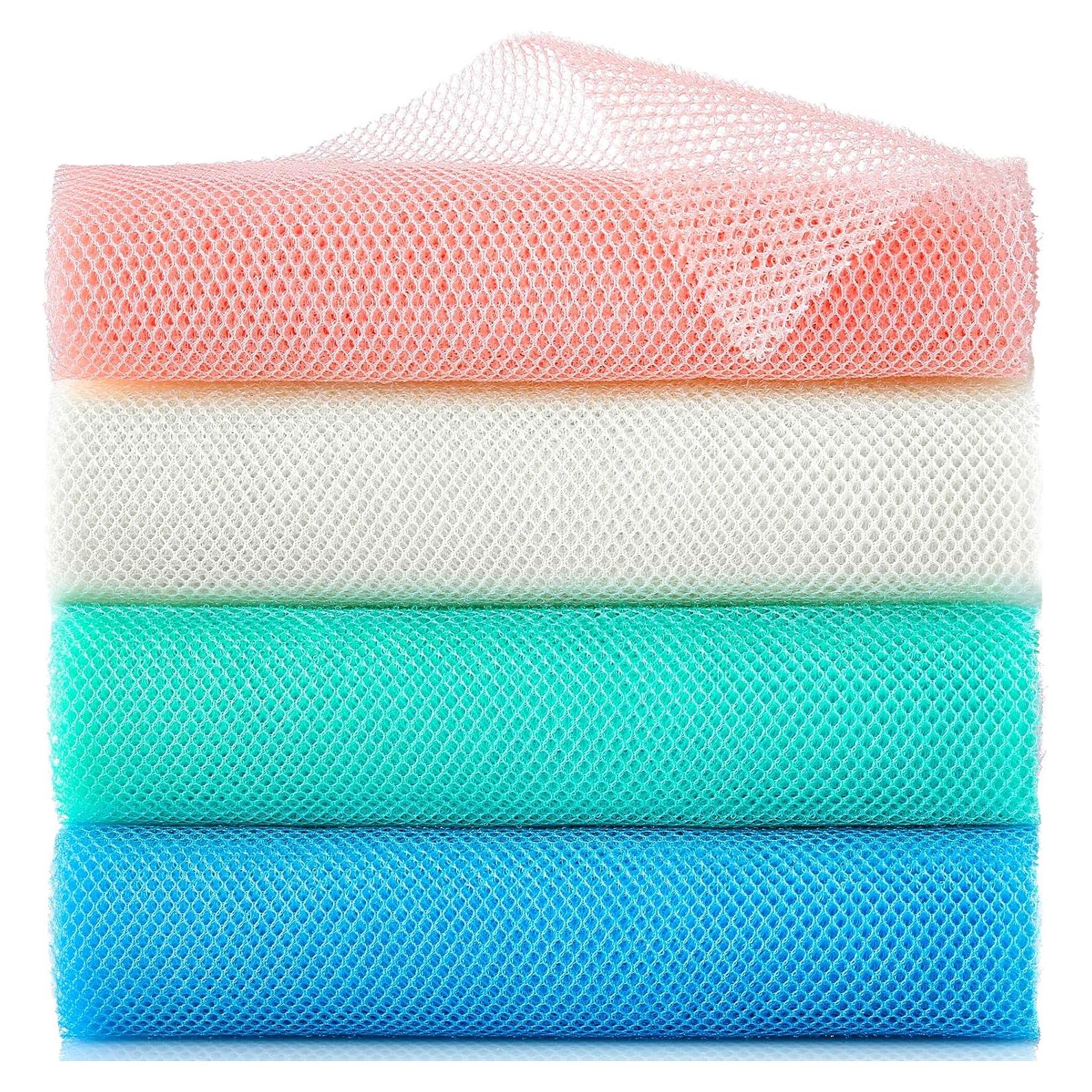 Red Exfoliante Africana VITEVER 80x30 cm - 4 Piezas Multicolor