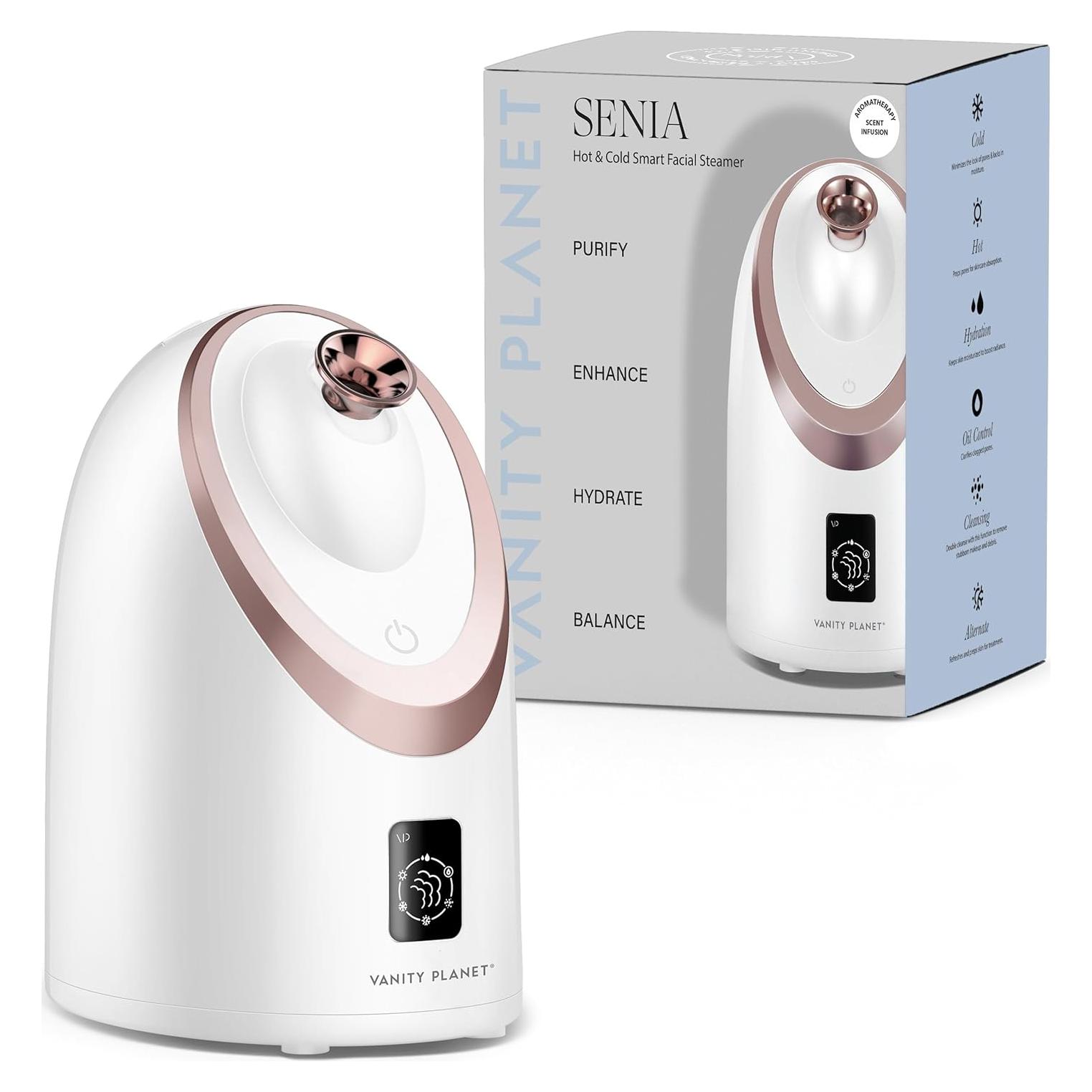 Vaporizador Facial Caliente y Frío Vanity Planet Senia - 6 Modos