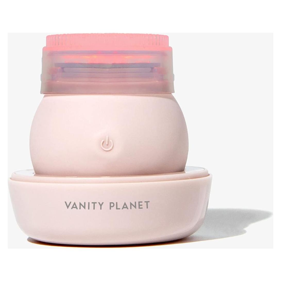 Cepillo Facial de Silicona LED Rojo Vanity Planet - Limpieza Profunda