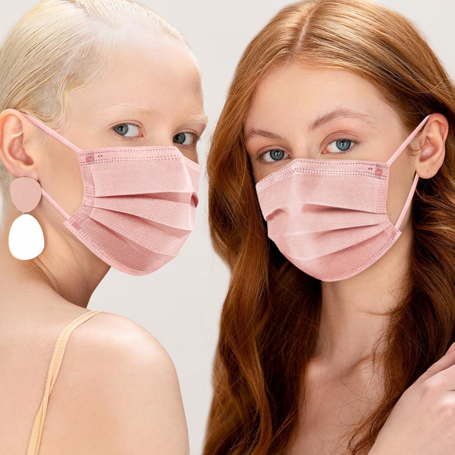 Mascarillas Desechables 100PCS Multicolor 3 Capas Adultos