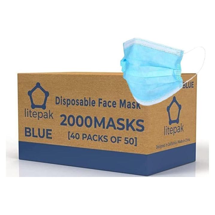 Mascarillas Desechables Litepak 2000 Unidades Transpirables