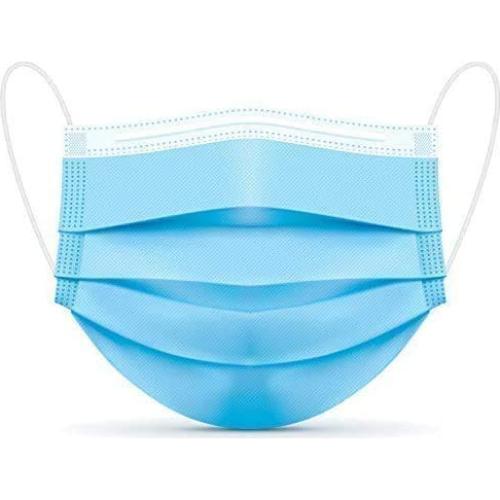 Paquete de 100 Mascarillas Desechables 3 Capas Gleeporte