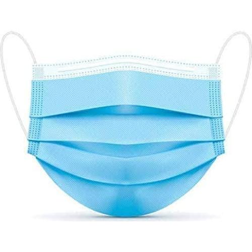Paquete de 100 Mascarillas Desechables 3 Capas Gleeporte