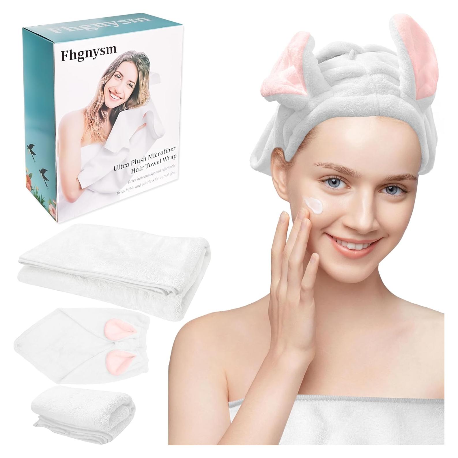 Juego de Toallas de Microfibra fhgnysm - 3 Piezas Absorbentes