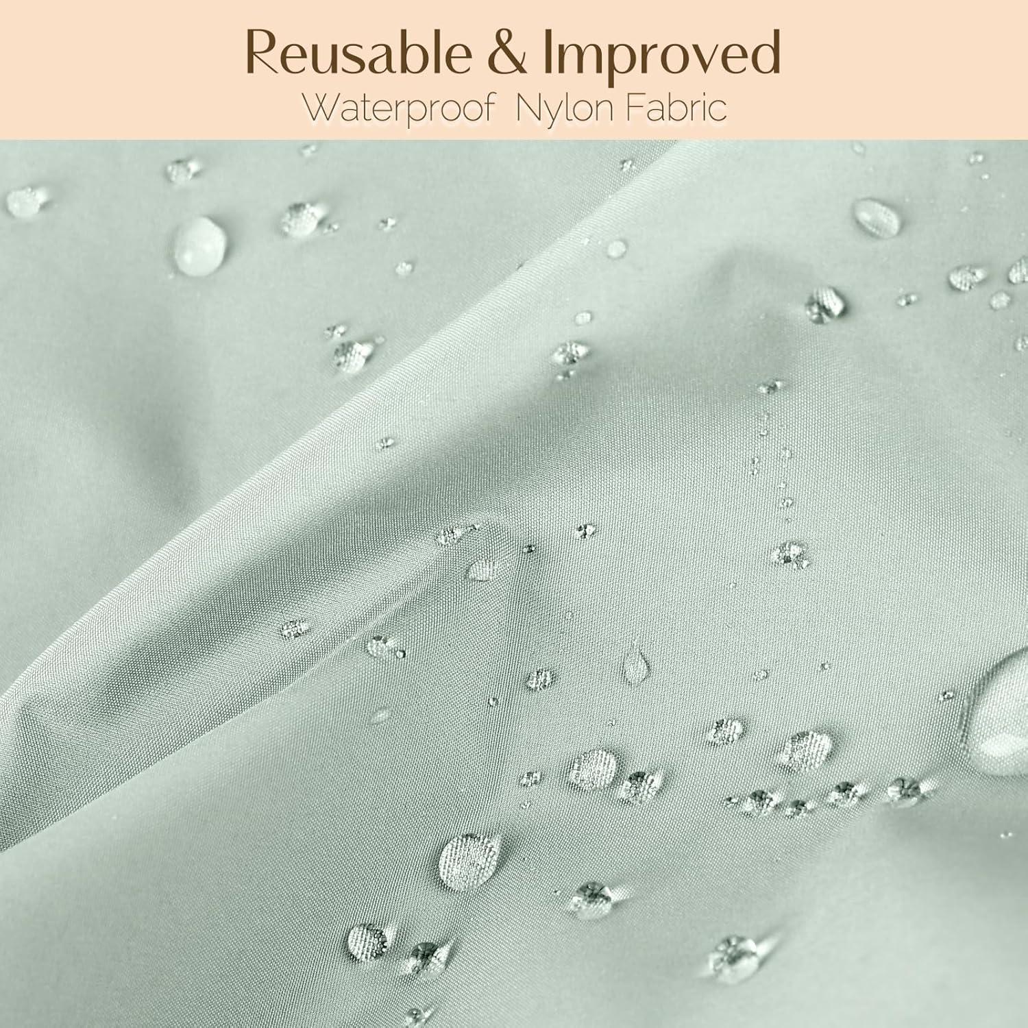 Gorro de Ducha Impermeable Yanibest Reutilizable Verde