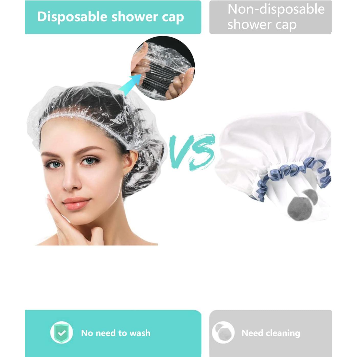 Gorras de Ducha Desechables Transparentes 110 Unidades - Years Calm