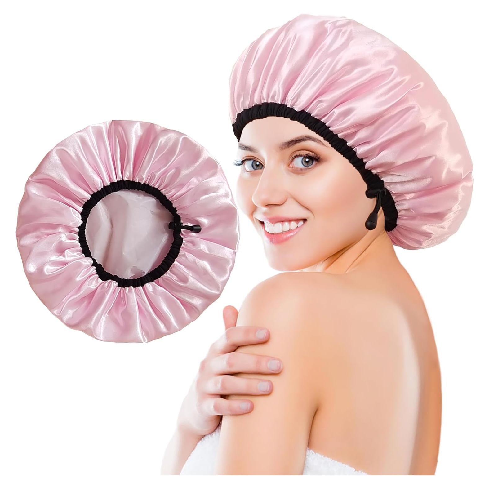 Gorro de Ducha Reutilizable Choshion Doble Capa Impermeable