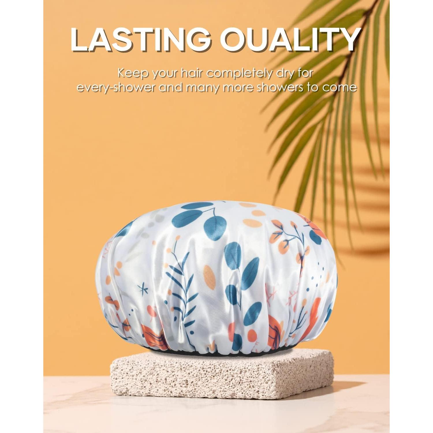 Gorra de Ducha Aquior XL Impermeable de Toalla para Mujeres