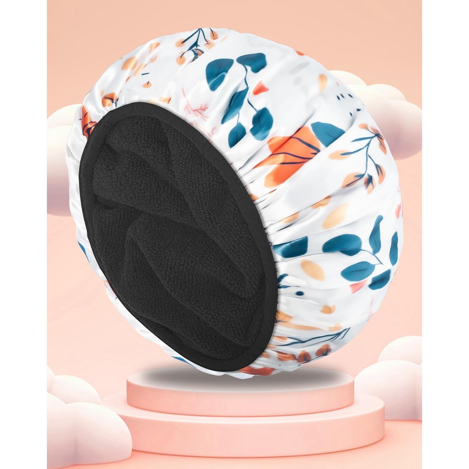 Gorra de Ducha Aquior XL Impermeable de Toalla para Mujeres