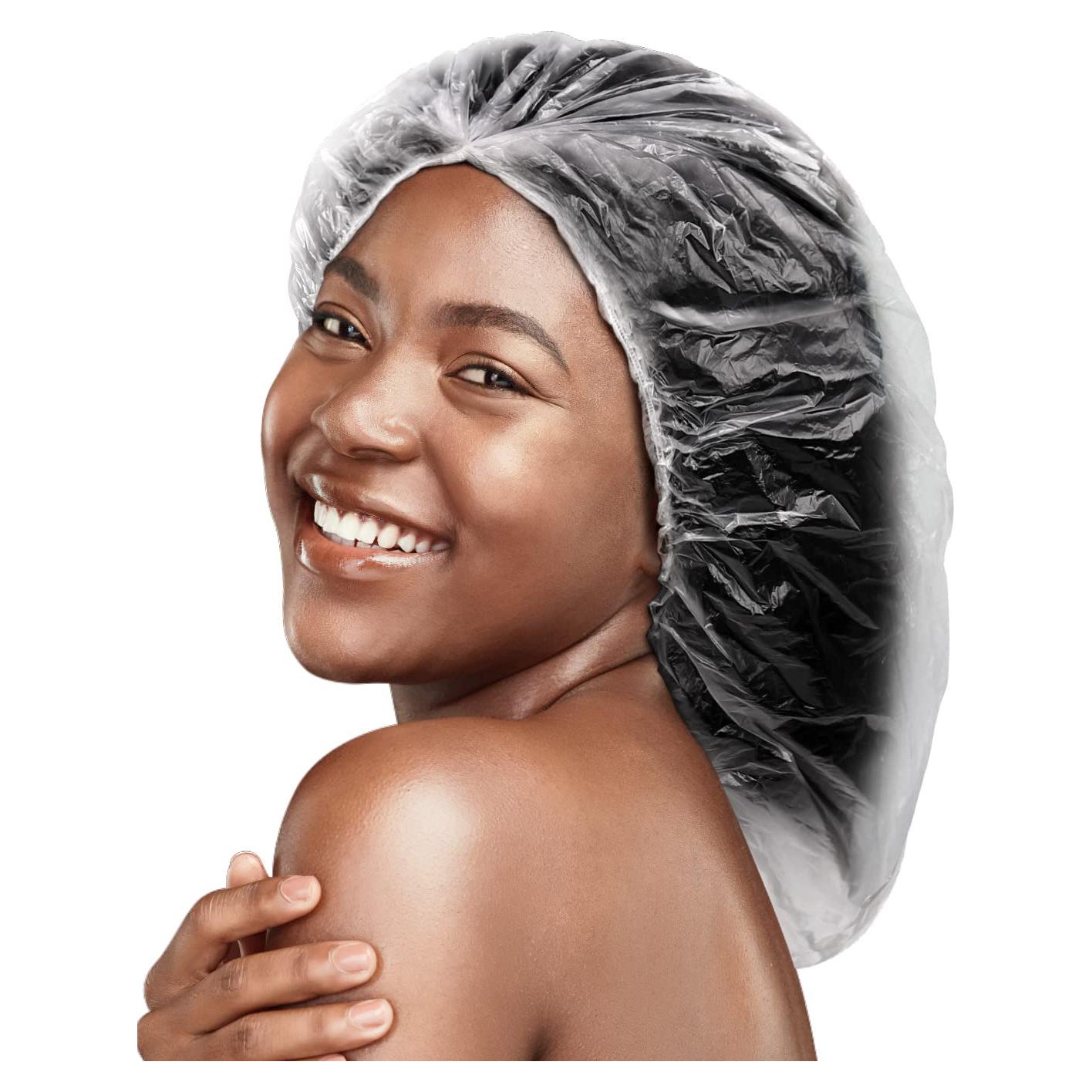 10 Gorros de Ducha Desechables Yuest para Cabello Largo 66cm