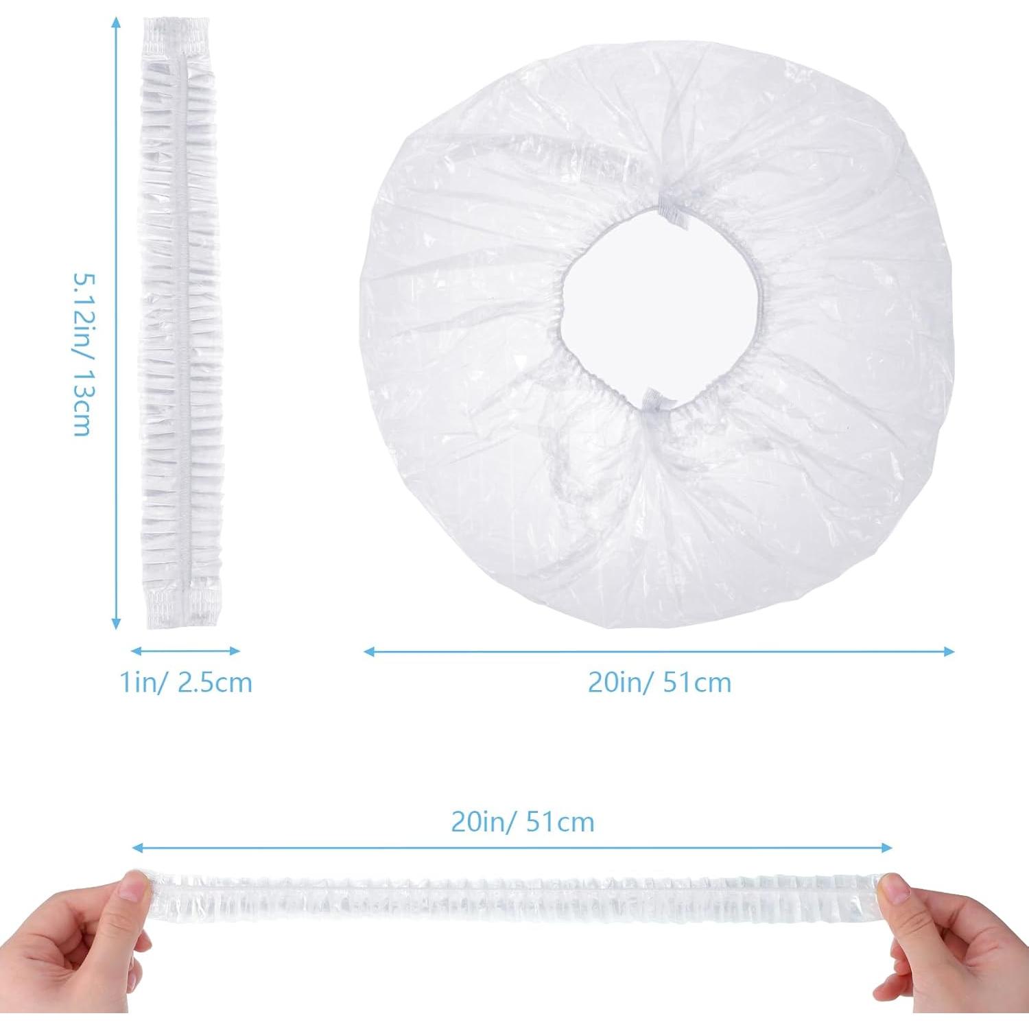 300 Gorras de Ducha Desechables Extra Grandes 52 cm - Pengxiaomei