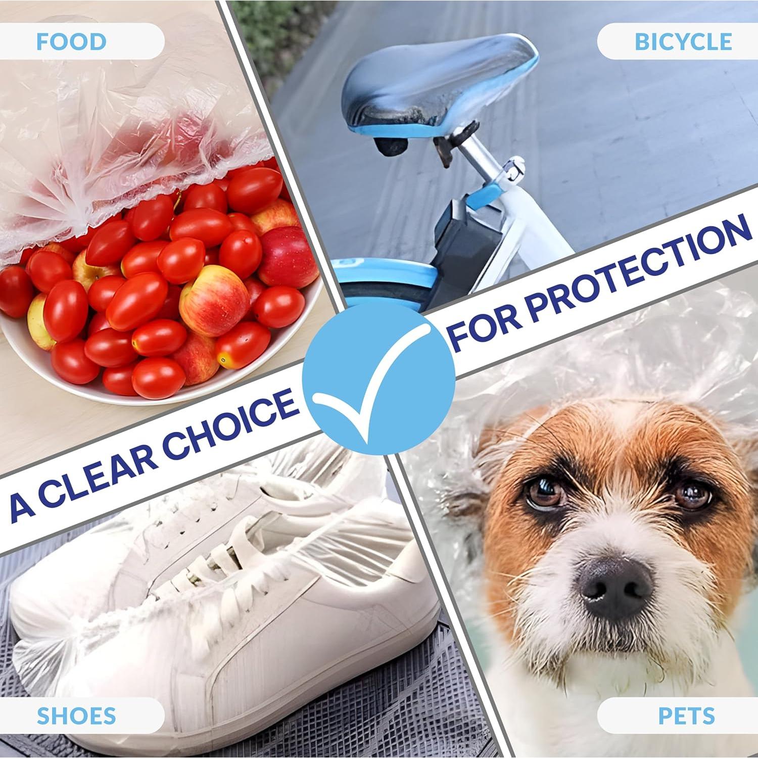 Gorros de Ducha Desechables ZefeqCo - 100 Unidades Impermeables