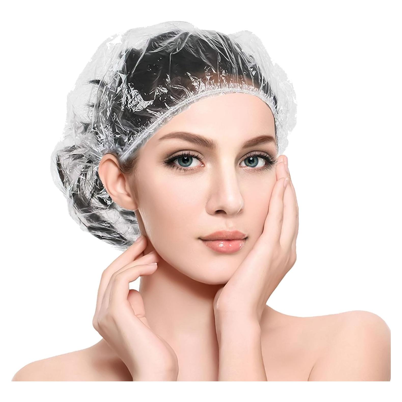 Gorros de Ducha Desechables Ortarco 100PCS 50.8cm Transparentes