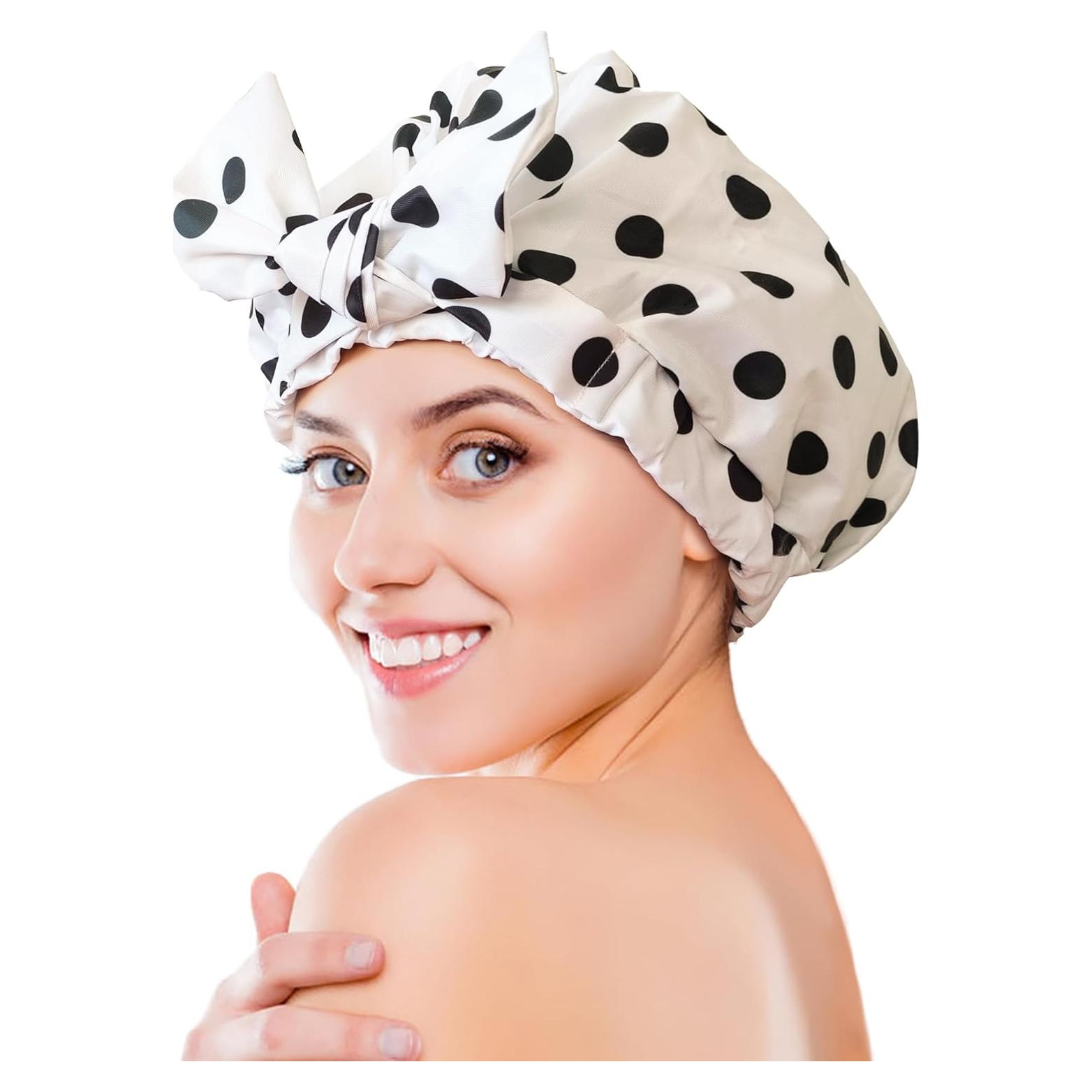 Gorro de Ducha Reutilizable Vidsel con Lazo Ajustable 30x25cm