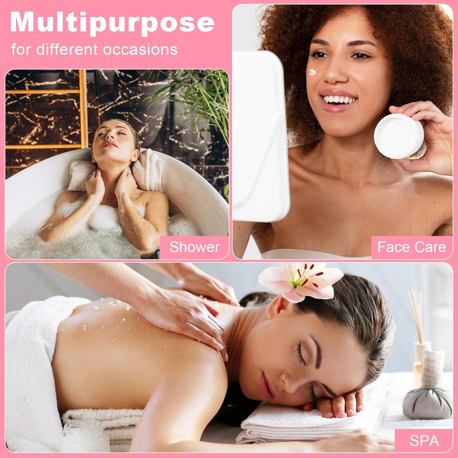 Gorro de Ducha Impermeable Abeillo Doble Capa Terry Blanco