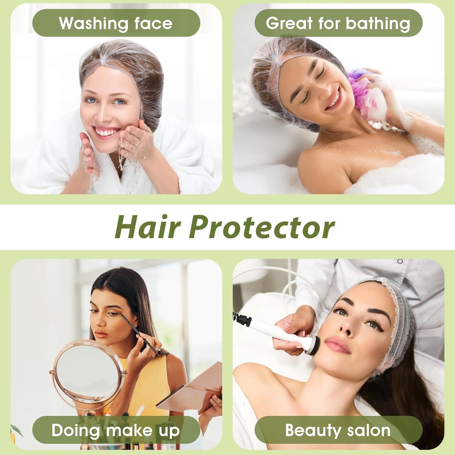 50 Gorras de Ducha Desechables Grandes Abeillo 60 cm