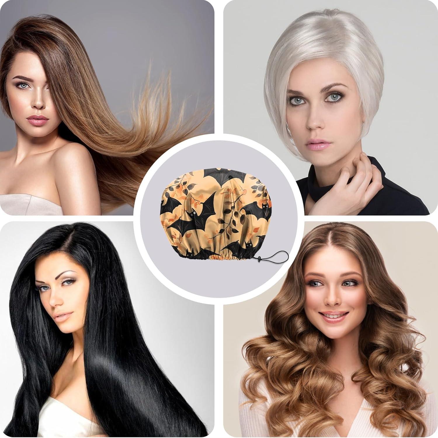 Gorro de Ducha Impermeable Reutilizable Cabreche 2 Pcs Ajustable