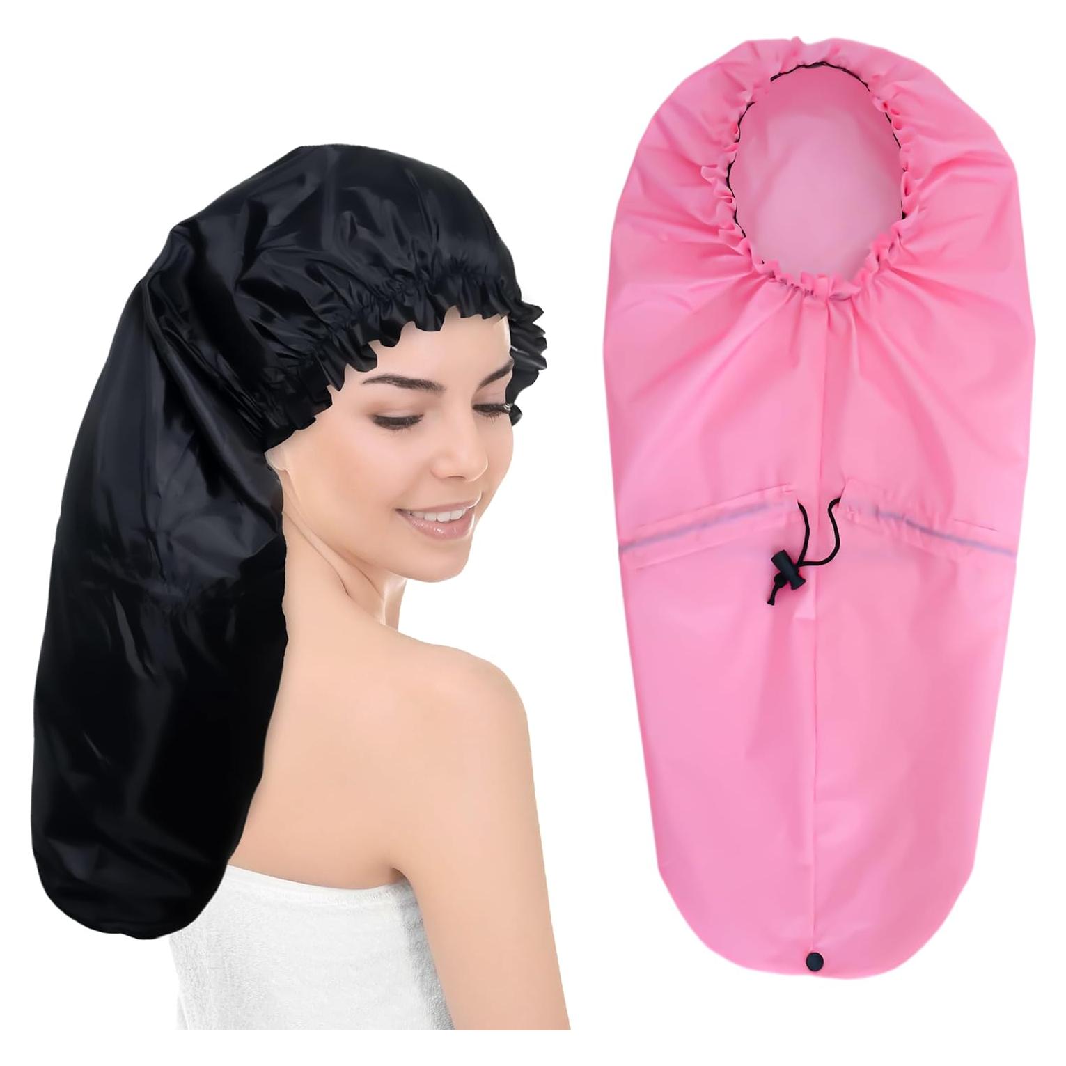 Gorros de Ducha Grandes para Mujeres - 2 PCS Impermeables