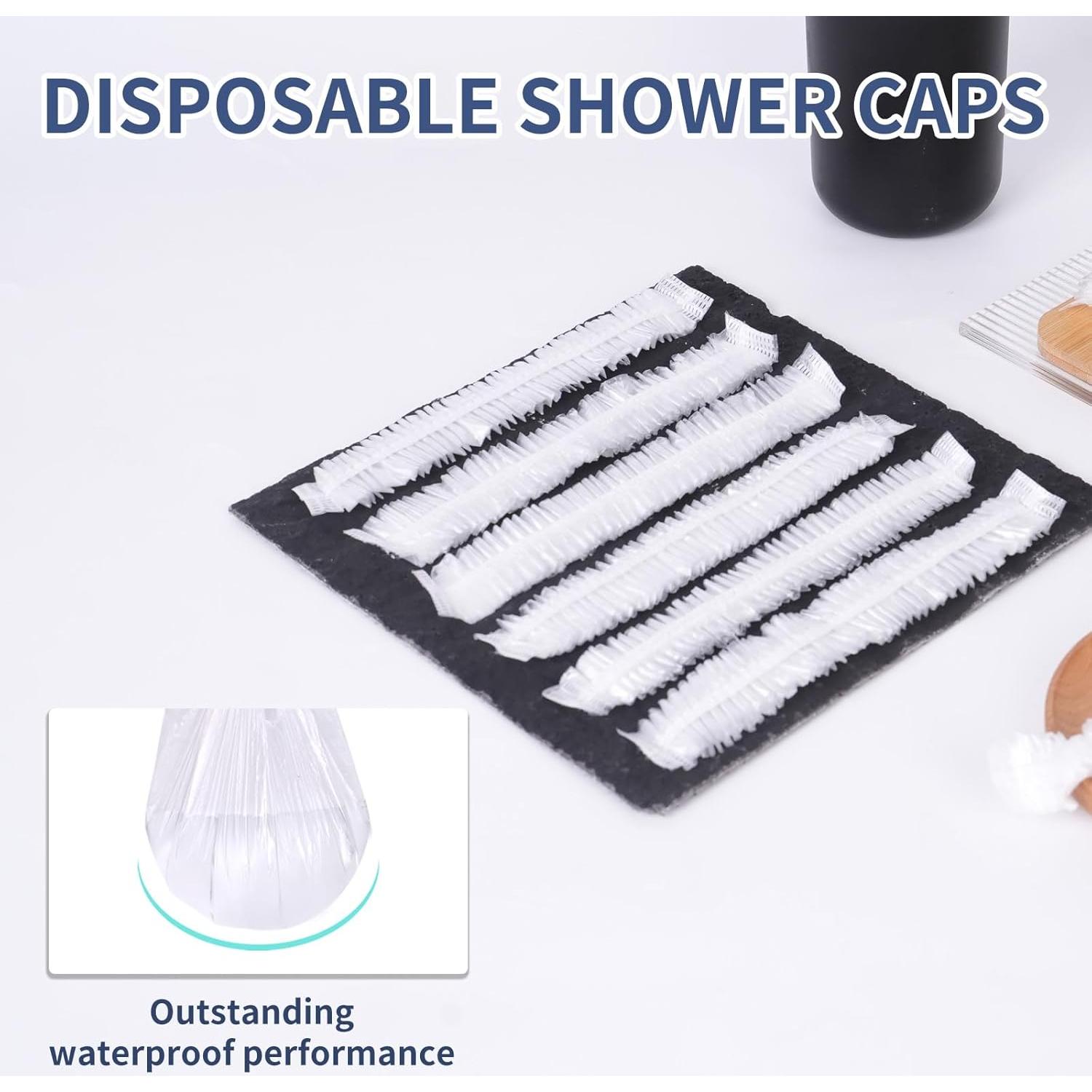 50 Gorros de Ducha Desechables Impermeables Youmylove