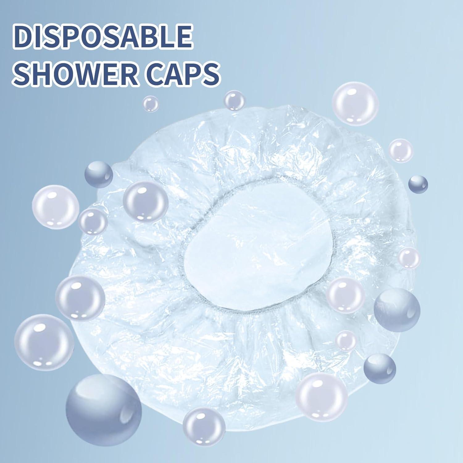 50 Gorros de Ducha Desechables Impermeables Youmylove