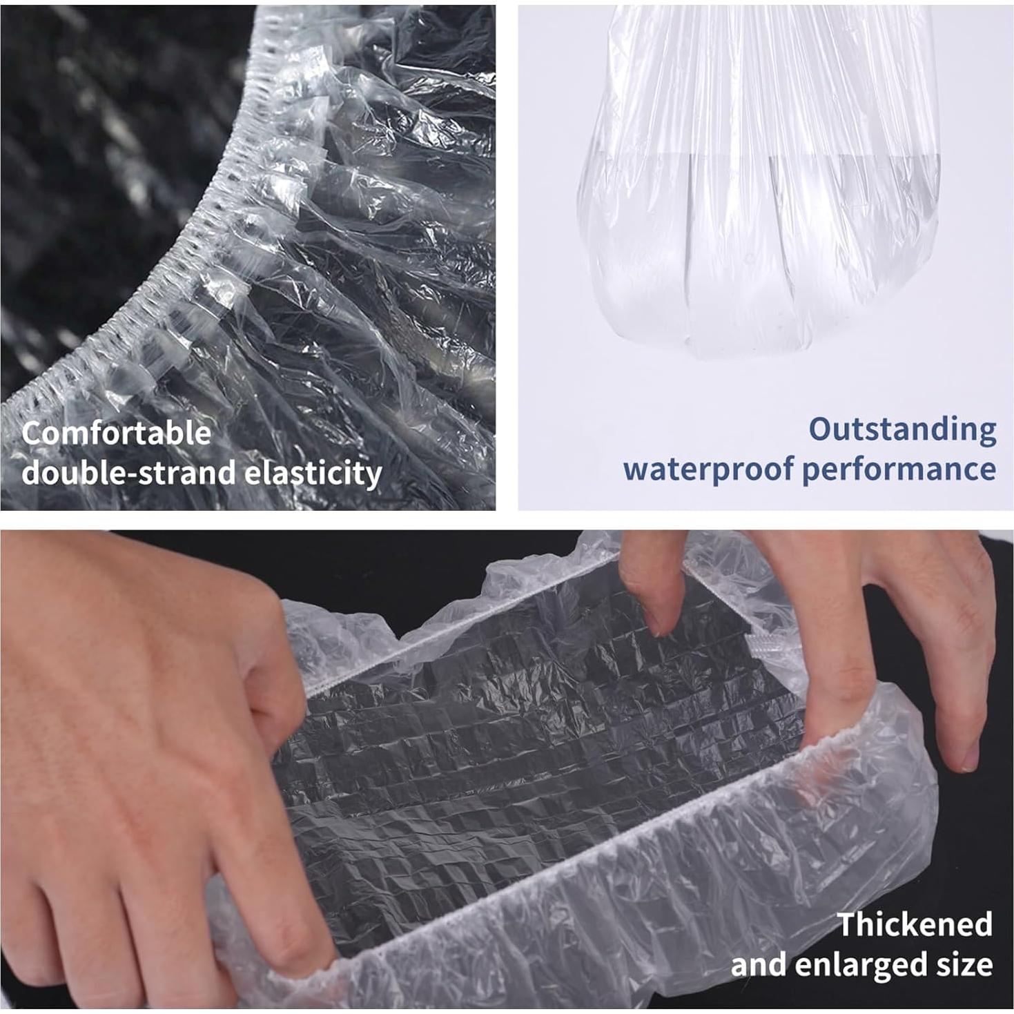 50 Gorros de Ducha Desechables Impermeables Youmylove