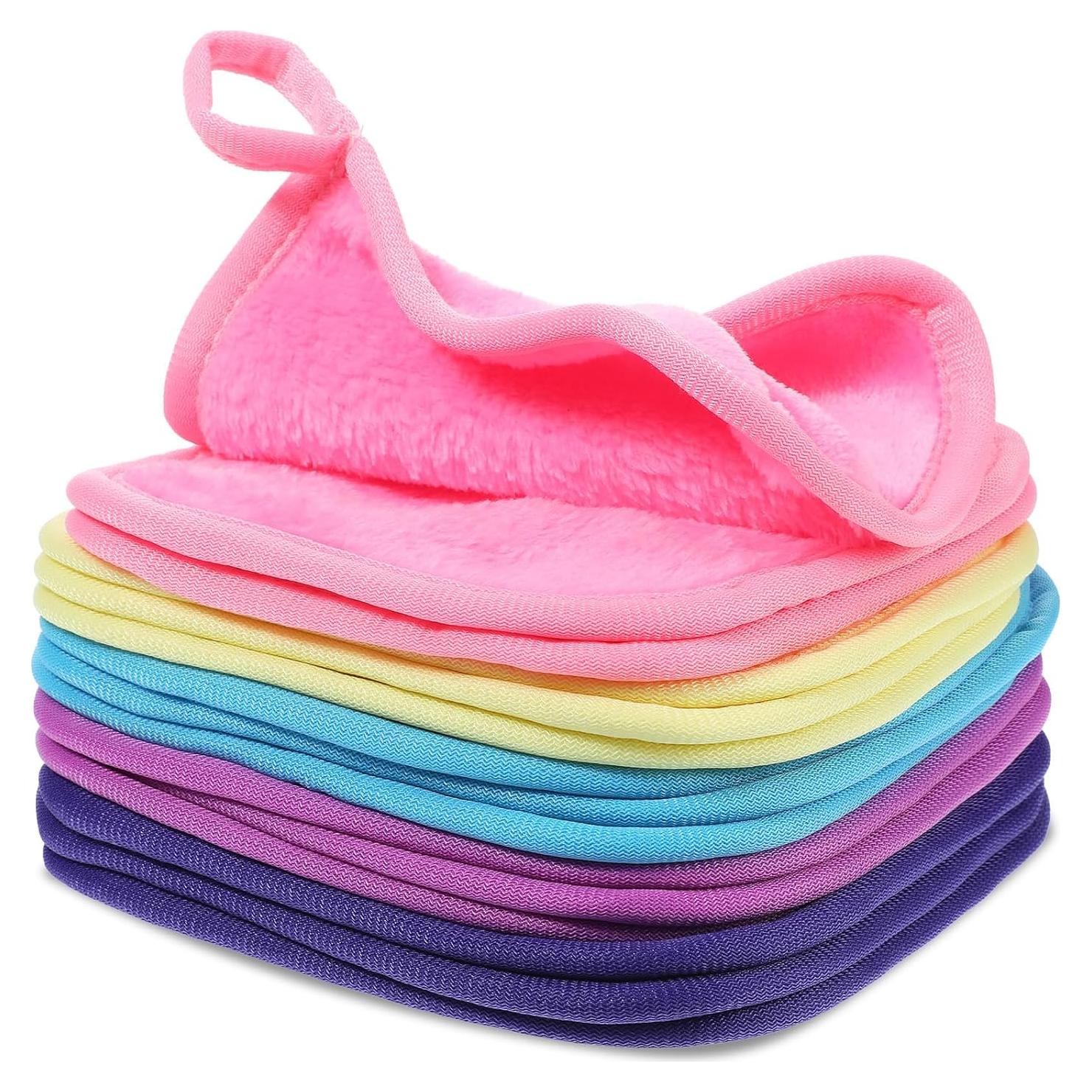 Paquete de 15 Toallitas Desmaquillantes Reutilizables TIESOME 16.5x15.5cm