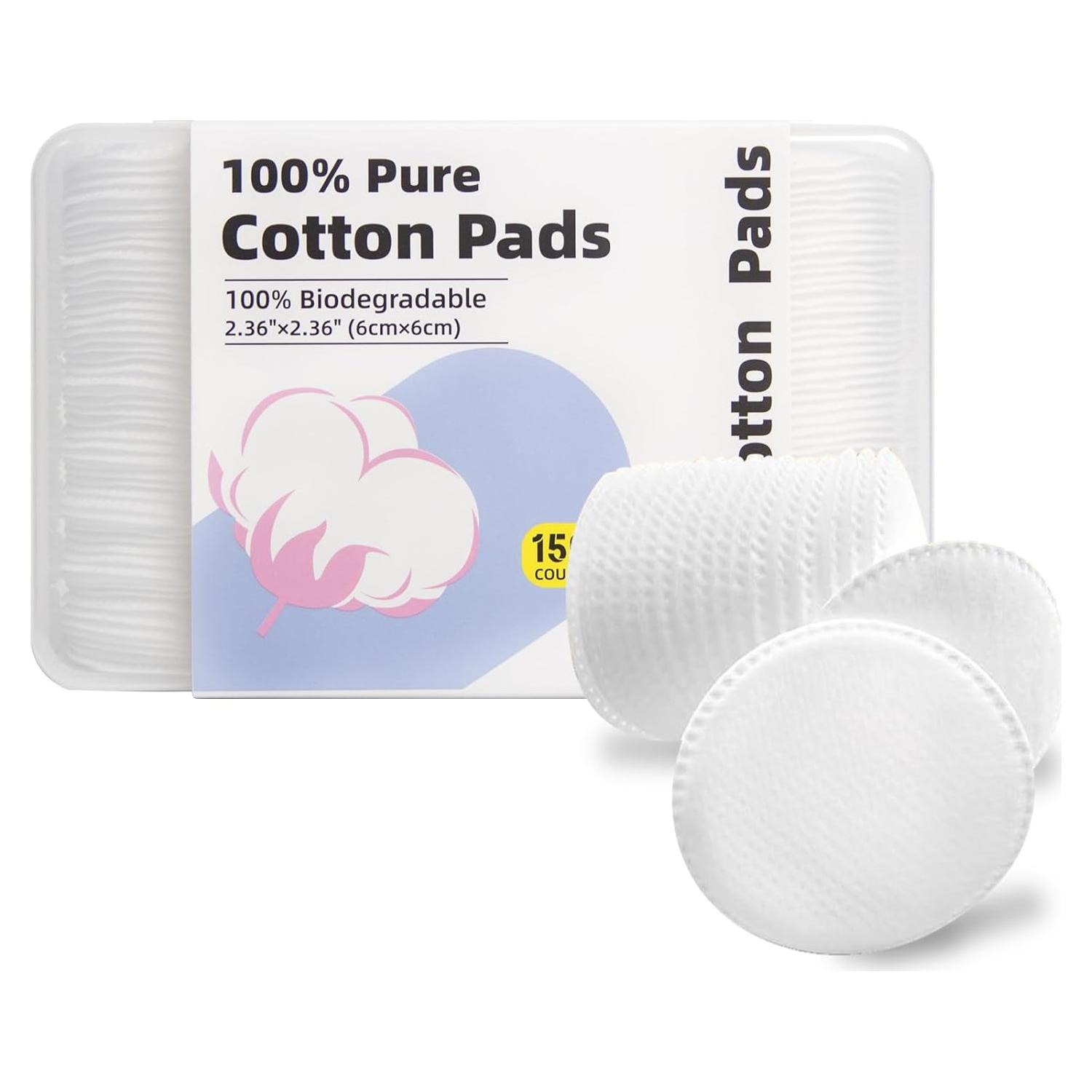 Rondas de Algodón 100% Illidi 150 Unidades Doble Textura